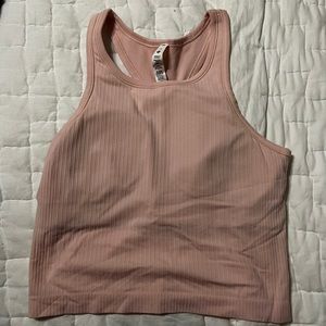 Lululemon tank top, size 6, strawberry milkshake